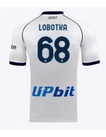SSC Napoli Stanislav Lobotka #68 Vieraspaita 2023-24 Lyhythihainen